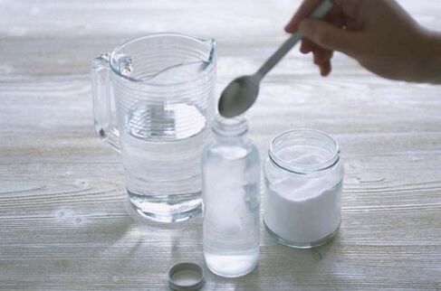 Oral soda water to increase penis