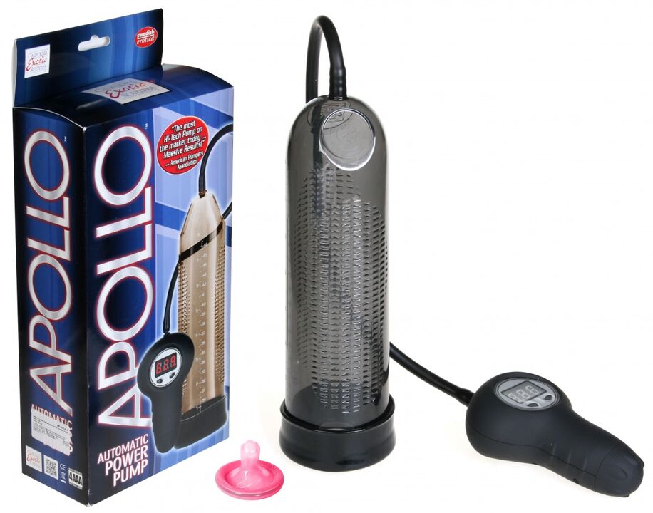 Vacuum pump increases penis width