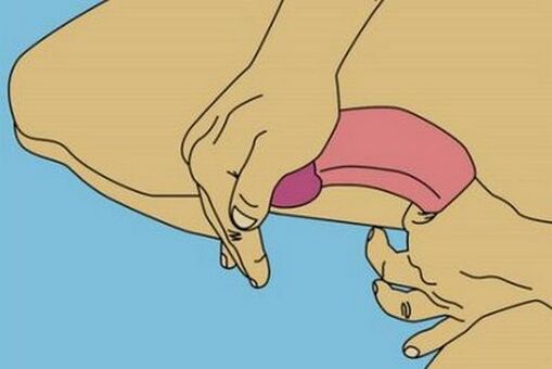 Bend the penis to enlarge the head