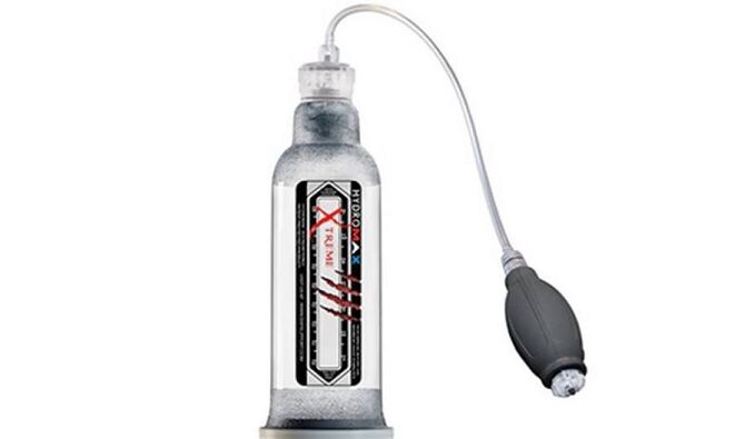 Hydraulic pump for penis enlargement